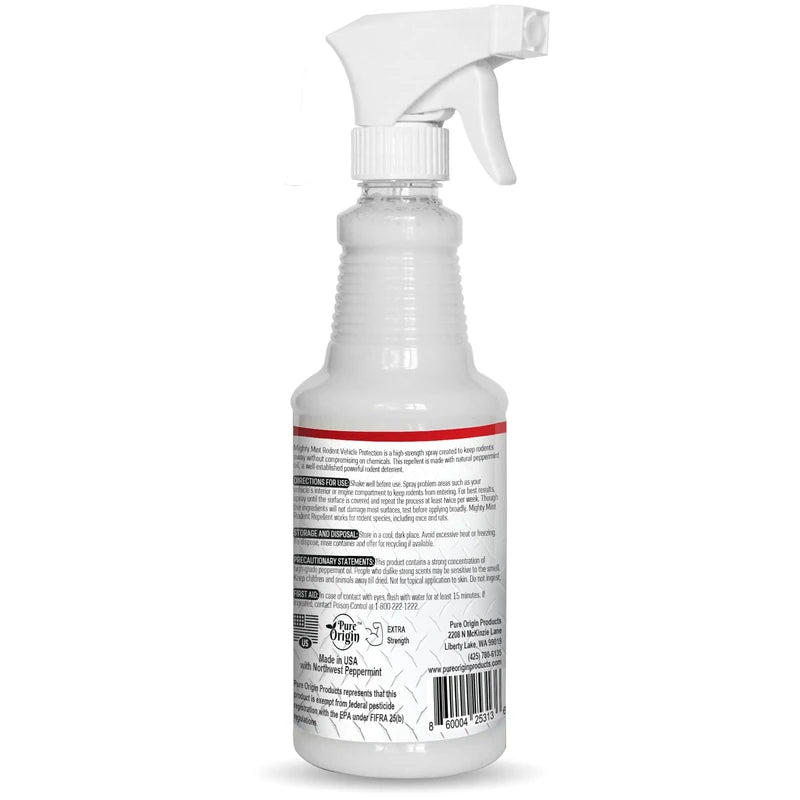 Mighty Mint Rodent Repellent Spray for Vehicle Engines and Interiors - Cars, Trucks, RVs, & Boats