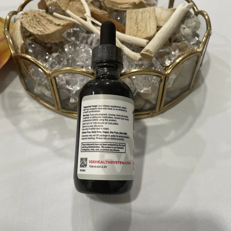 10X Health Calm - L-Theanine & GABA Liquid Drops, Stress Relief Supplement New