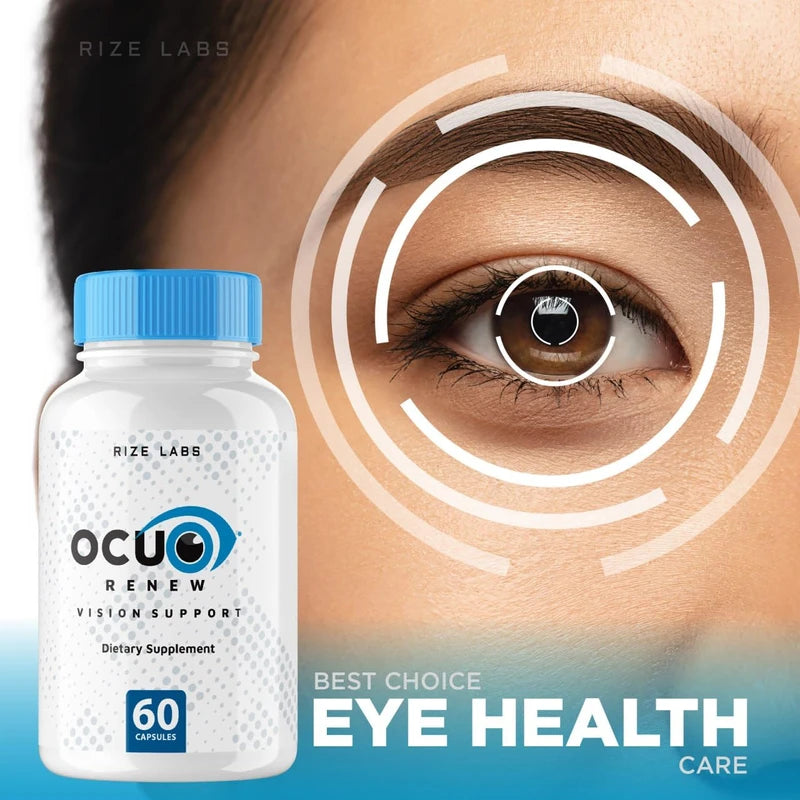 Ocurenew Vision Supplement, Ocurenew All-Natural Capsules for the Rapid Improvement of Vision Health and Better Ability to Focus, Ocurenew to Support Healthy Eye Functions, Reviews (60 Capsules)