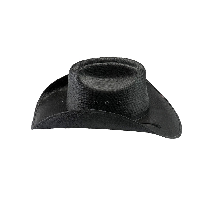 Bullhide Mc Graw - Shapeable Panama Straw Cowboy Hat (X-Large) Black