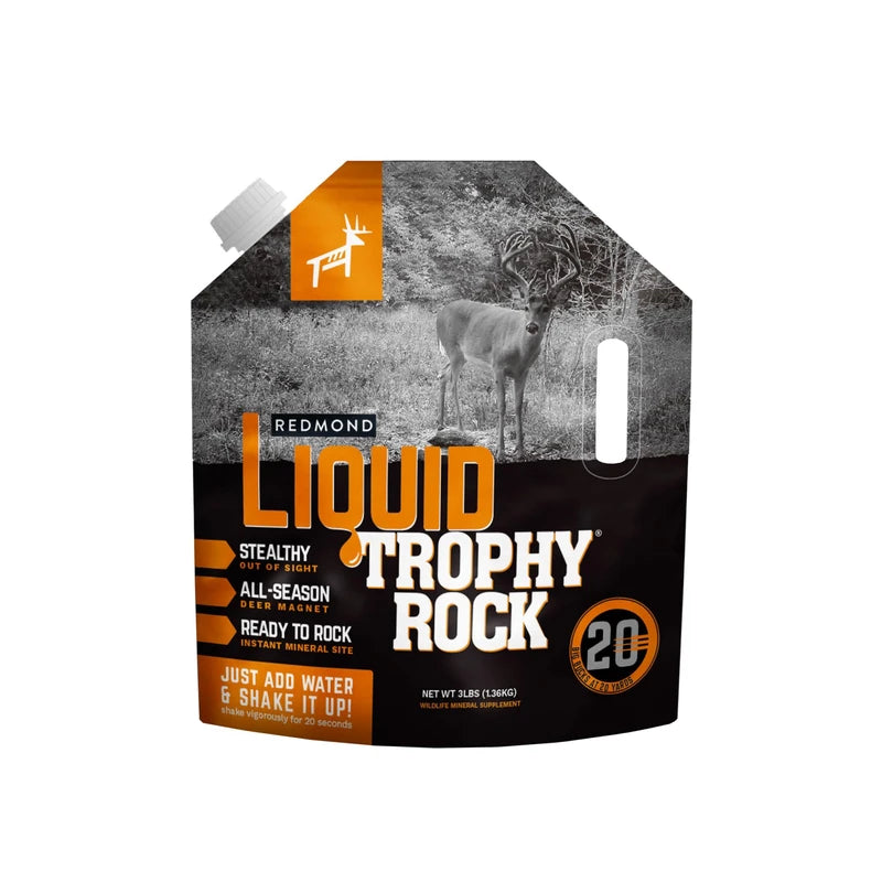 TROPHY ROCK Redmond Liquid All Natural Deer Mineral & Deer Attractant