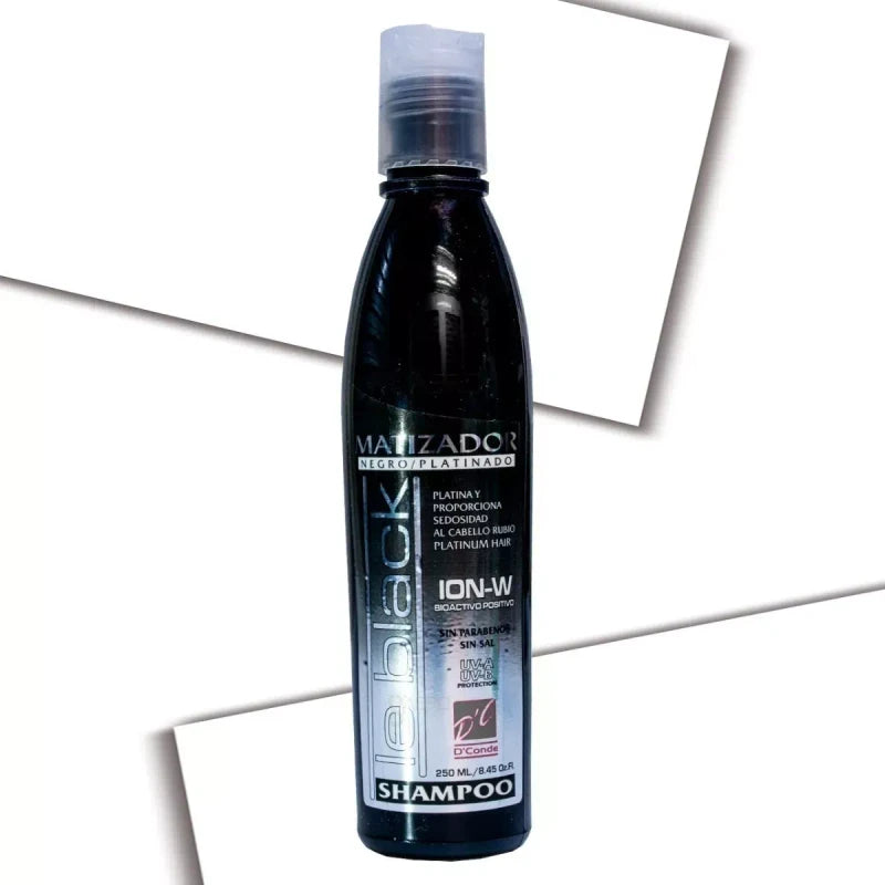 D'Conde Shampoo D'Conde Le Black en botella de 250mL por 1 unidad