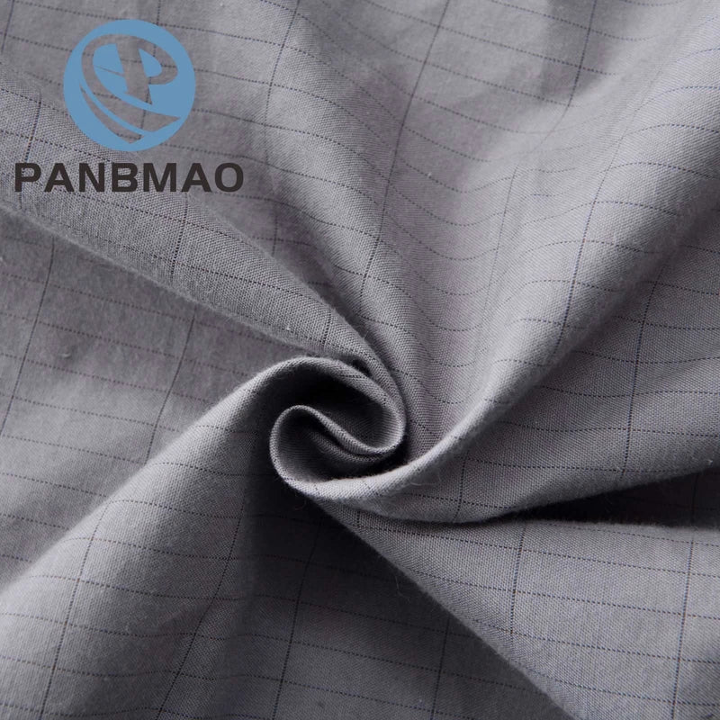 PANBMAO Grounding Sheet Earthing UK Grounding Cord, Grounding Fitted Sheet Pure Silver Fiber and Cotton (Gray, Single - 90x190x35cm)