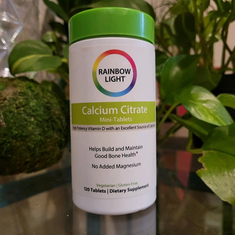 Rainbow Light Calcium Citrate Bone Vitamin D Max Strength Mini-Tablets 120ct