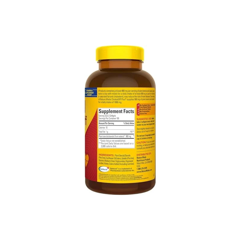 CholestOff Plus, clinially Proven to Lower Cholesterol, 210 Softgels, 52 Day Supply