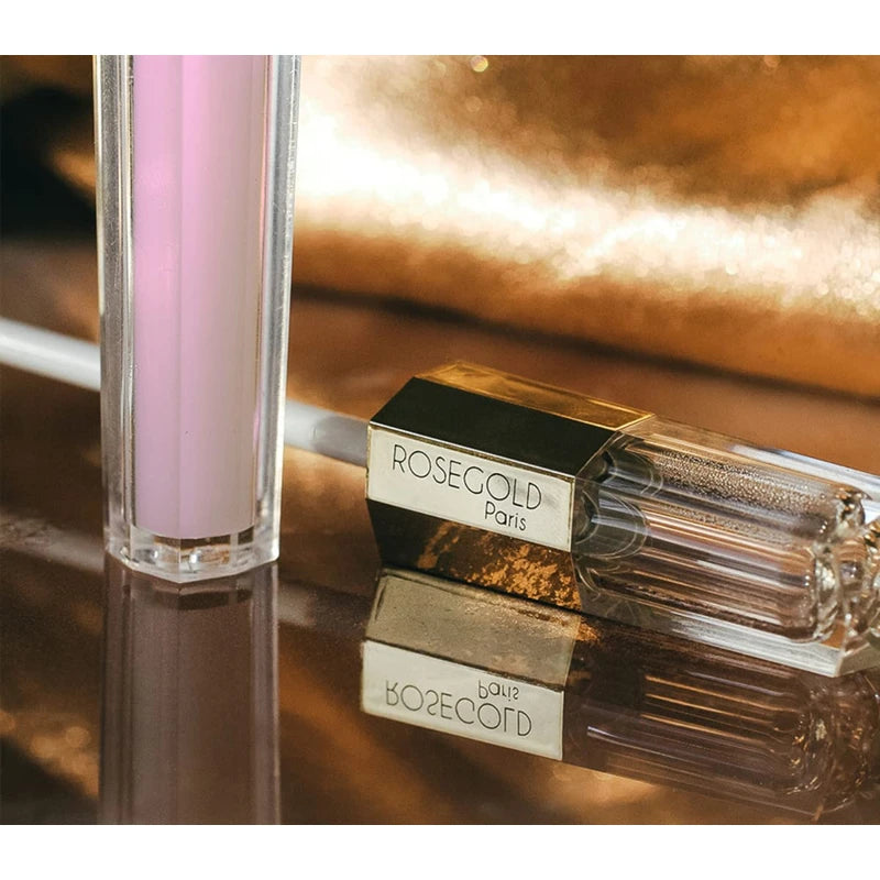 ROSEGOLD ROSELASH Natural Eyelash Growth Serum Fuller Longer and Thicker Eyelashes - 95% Natural Made in France - Hormone-Free, Fragrance-Free - Vegan - 1 Month