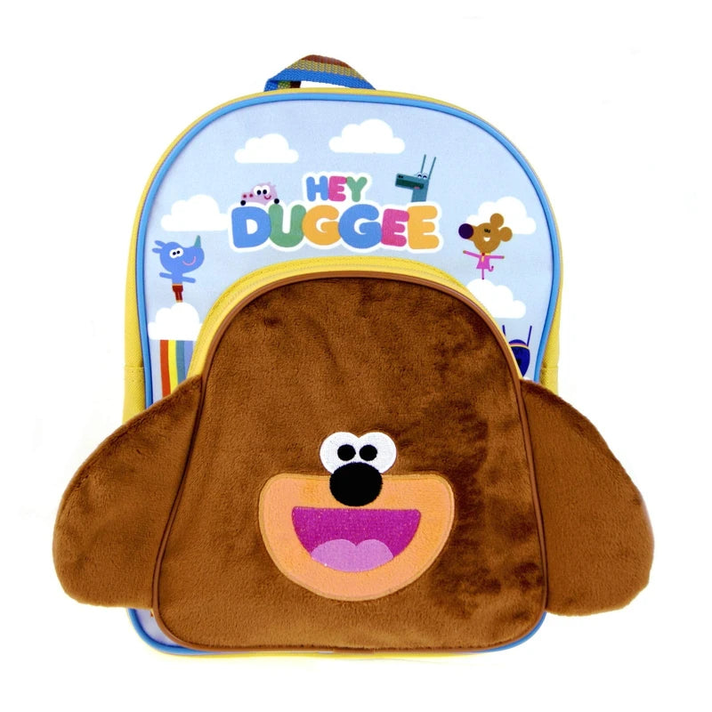 Hey Duggee Kids Plush 3D Backpack Boys Girls Nursery School Childrens Rucksack