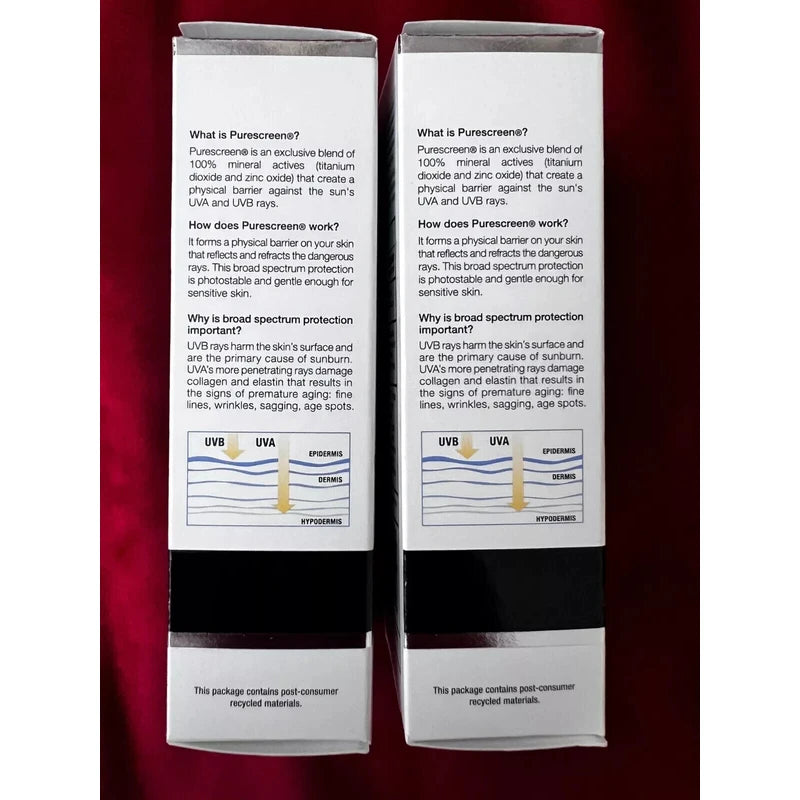 Lot of 2 Neutrogena Healthy Defense Daily Moisturizer Sensitive Skin SPF 50 READ