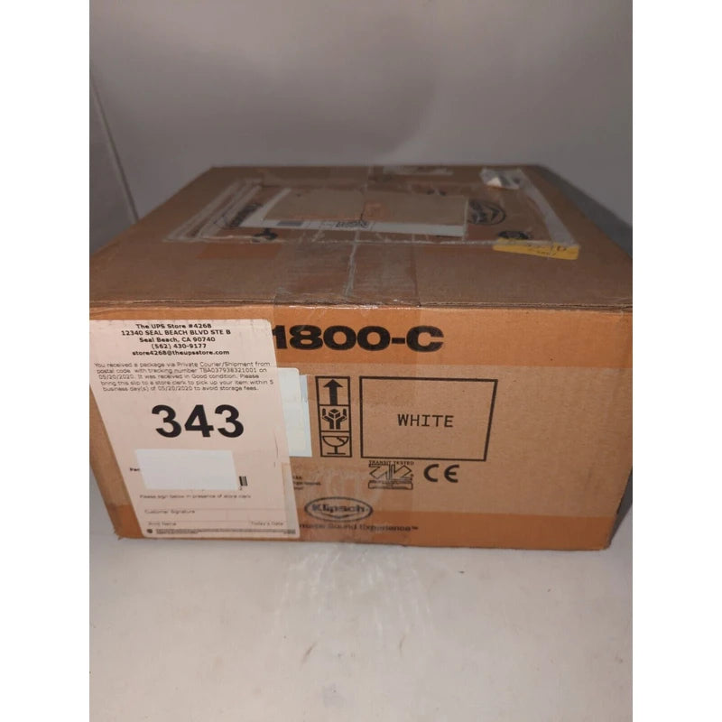 Klipsch R-1800-C In-Ceiling Loudspeaker white