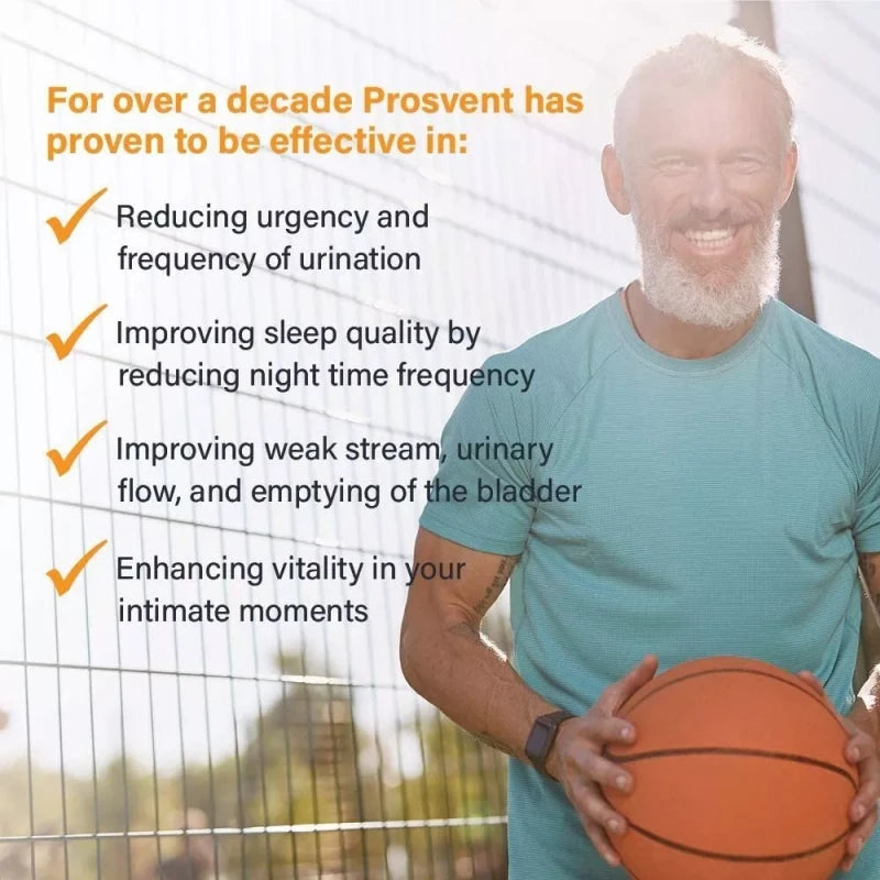 Prosvent Prostate Supplement for Men with Clinically Effective Beta Sitosterol