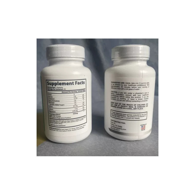 2 Bottles Of Keto IQ ACV Gummies 30ct ea/525 mg Gummies. NEW/SEALED. Exp 02/2026