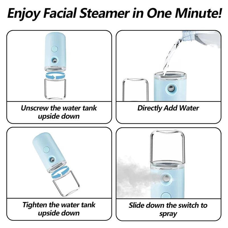 Easy Care Sunshine 15s Heat up Mini Travel Steamer,Rechargeable Cordless Easy Care Sunshine Steamer Battery Operated,Handheld Garment Fabric Steam Iron for Travel Home