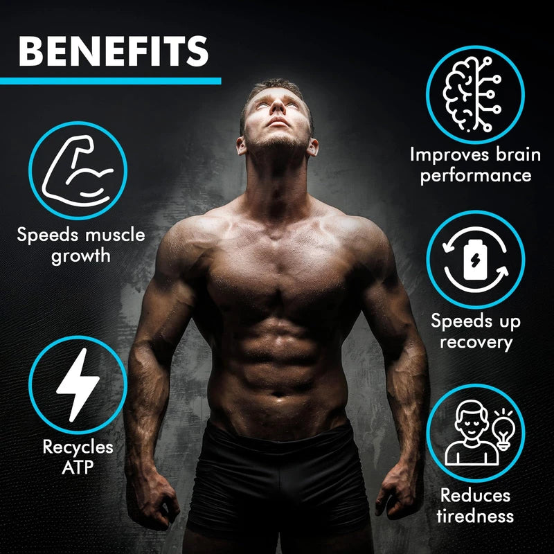 Keystone Peak Keystone Peak KP Creatine Monohydrate Gummies Blueberry for Men & Women, 100% Creatine Blueberry Gummies, 5g per Serving + Vegan, Sugar Free + Strength, Energy, Muscle & Booty Gain - 120 Count