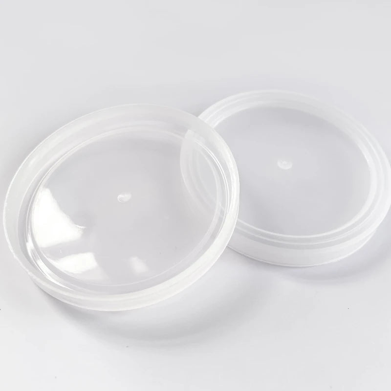 Yogurt Jar Lids for La Fermiere (24pcs) - Plastics Jar Lids for La Fermière Yogurt Jars, 4.9oz La Fermière Lids with Sealing plastic lids
