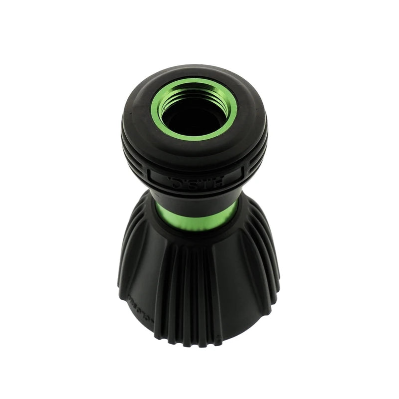 Ultimate Fireman’s Heavy Duty Water Hose Nozzle Featuring 5 Spray Patterns, Flow Control Valve & Two Way Shut-Off for Water Control - Hose Nozzle Sprayer for All Your Watering Needs - Sage Green