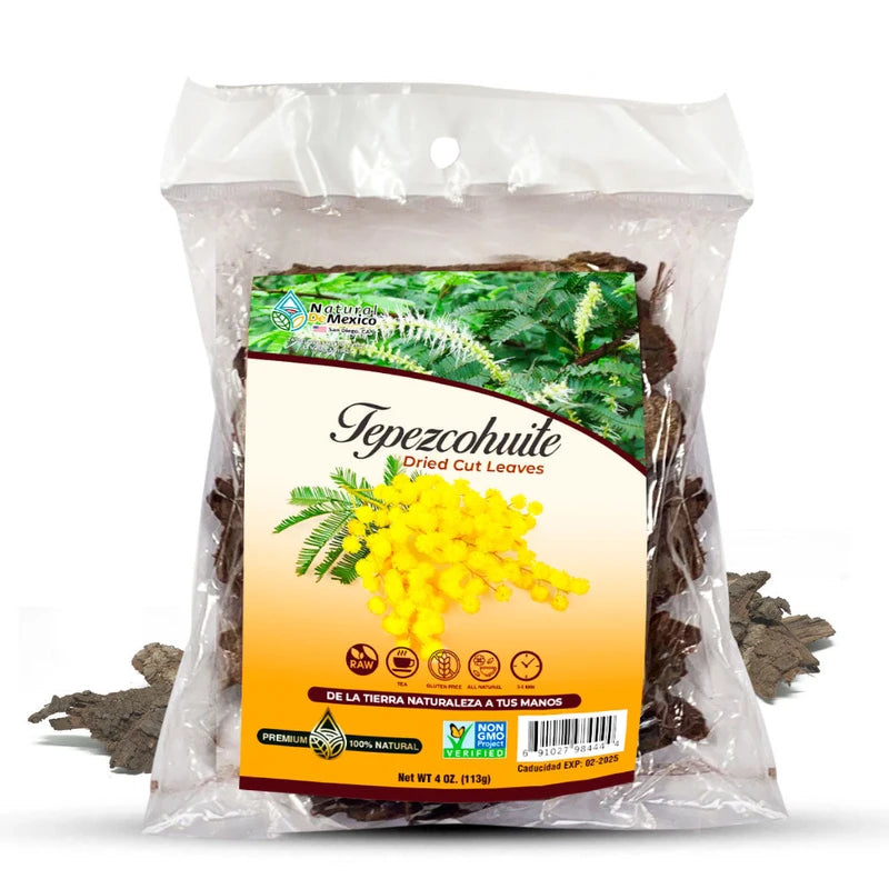 Tierra Naturaleza Tepezcohuite Herb Tea Bark 4 oz. 113gr. Tea Wildcrafted Mexican Herbs