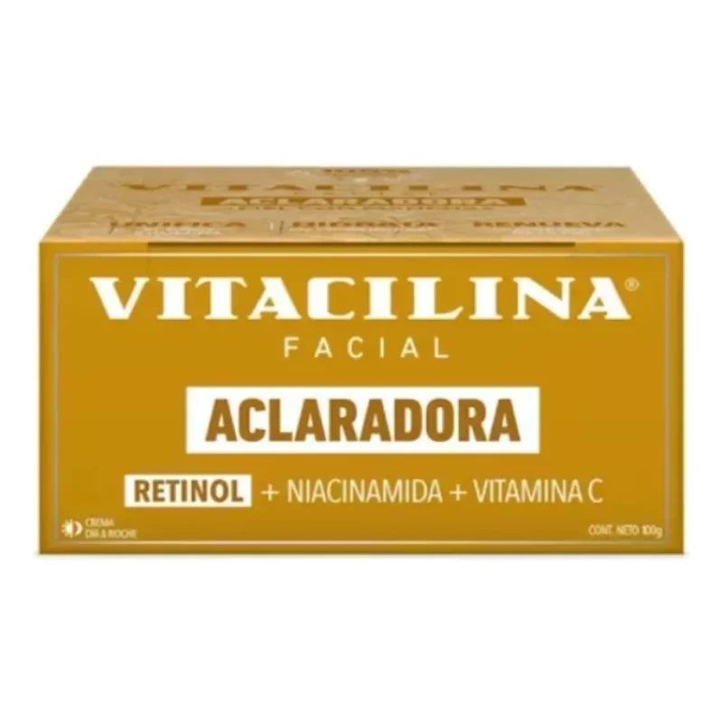 Vitacilina Crema Facial Aclaradora 100gr Pack 3 Con Retinol