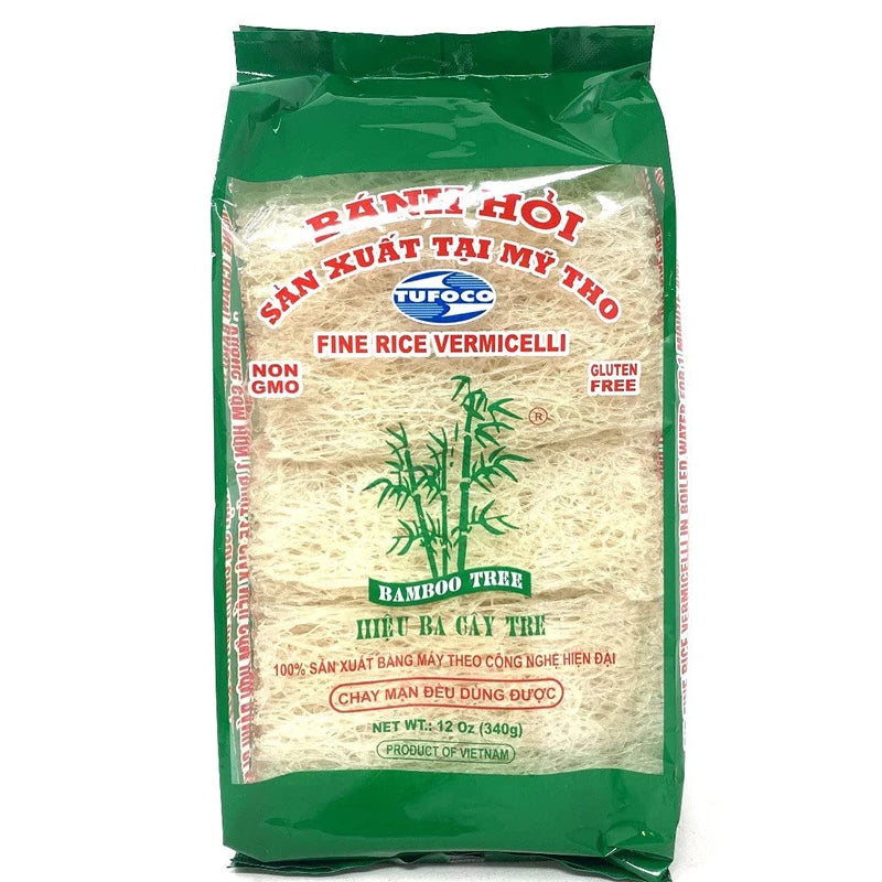 Bamboo Tree Fine Rice Vermicelli 340g (Pack of 6)