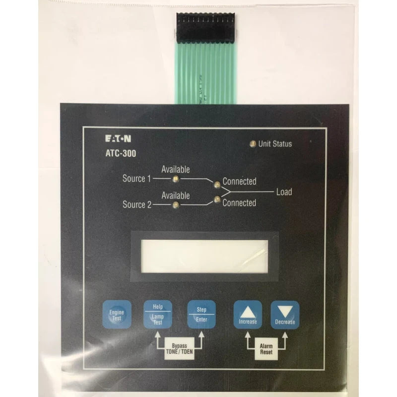 EATON ATC-300 Automatic Transfer Switch Control Replacement Cover Control Keypad
