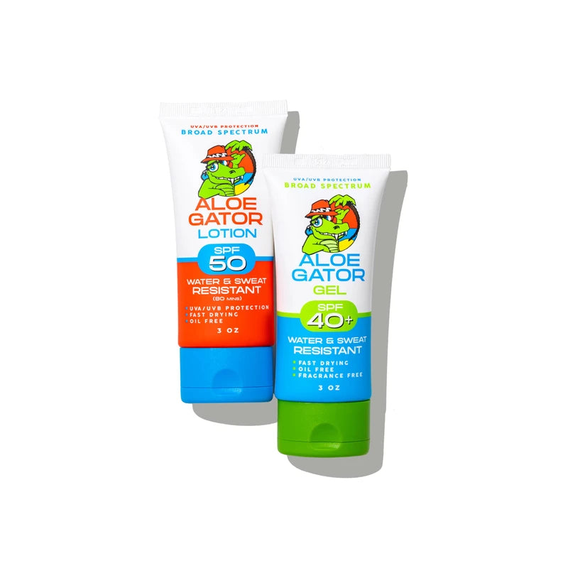 Aloe Gator Sunscreen Spray SPF 30, (2 pack), Broad Spectrum Protection