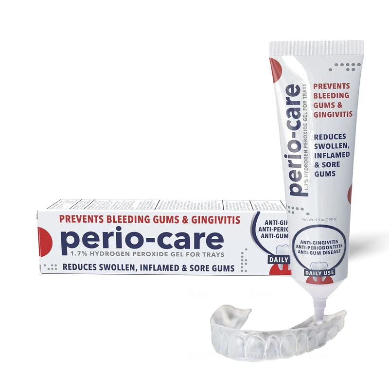 Perio Care Gel for Trays (1 Tube) - 1.7% Hydrogen Peroxide Gel - Compare to Perio Gel, Perio Gel X, Perio Protect Gel, GumX Defender Plus Gel, Perio Daily Defense Gel & Perio Restore Gel