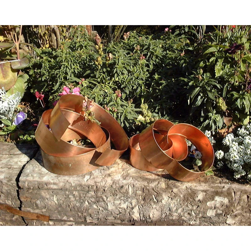 Copper Slug and Snail Rings 17cm - pack of 6