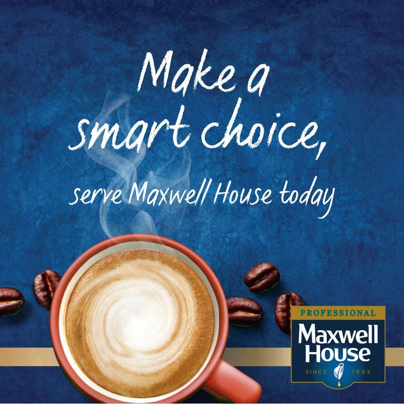 Maxwell House Mild Blend Instant Coffee Sticks - 200 x 1.5g Sachets (1 Pack, 200 Sachets)