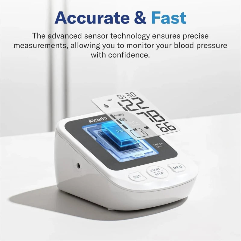 BIOLAND TECHNOLOGY LTD. Alcedo Blood Pressure Monitor for Home Use, Accurate Upper Arm BP Machine with L