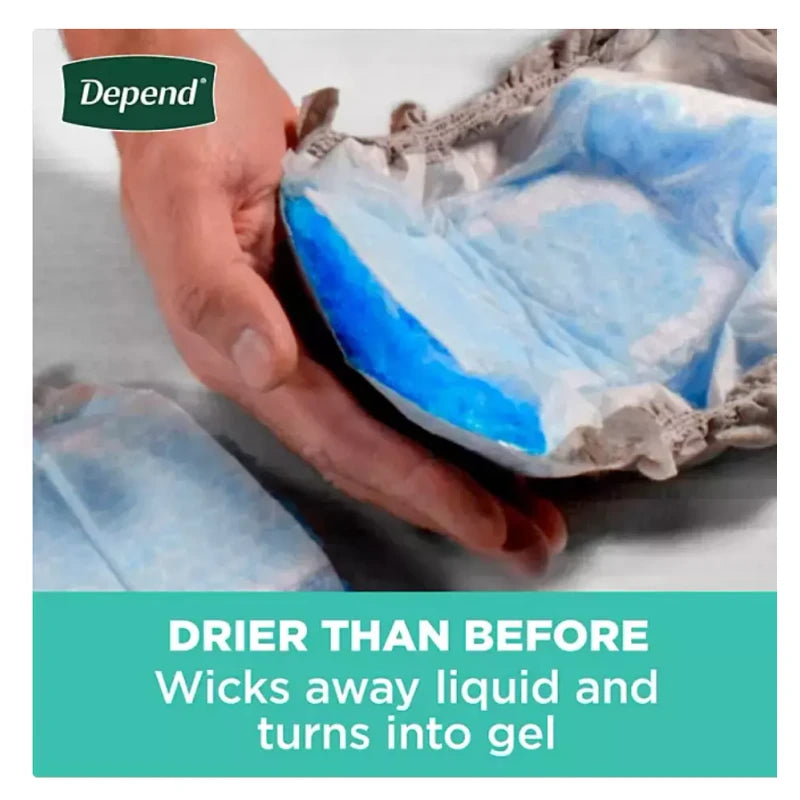 Depend Protection Plus Ultimate Underwear for Men LARGE 84 Count