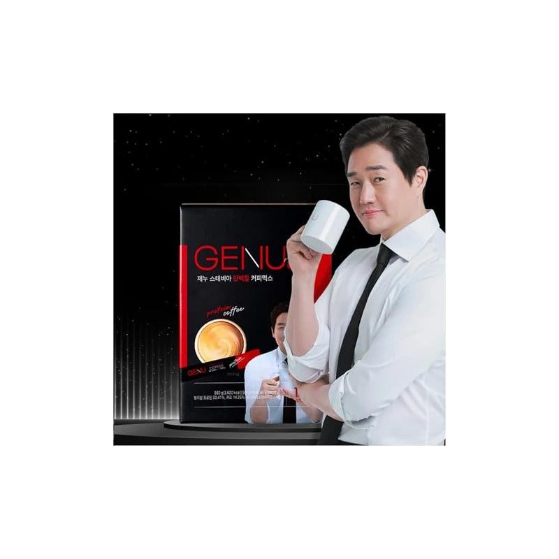 GENU Stevia Protein Coffee Mix (100 sticks, Original)