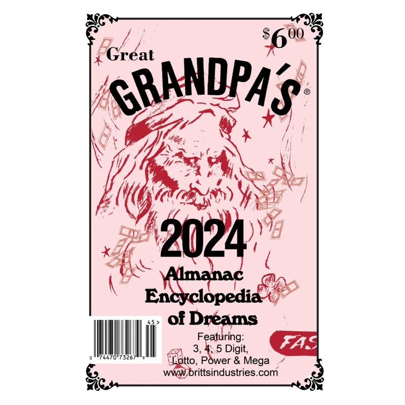 2024 Grandpa's Almanac - Lottery Book - Dream Book - Numerology Book - Lottery