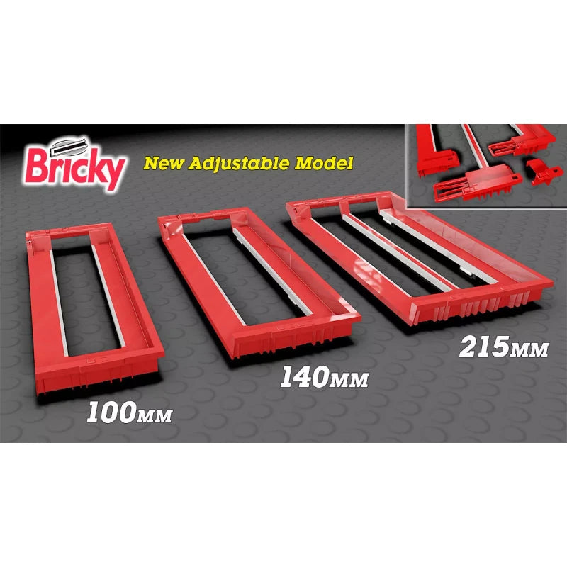 Bricky - Wall Building / Bricklaying Tool + trowel (Adjustable Model)