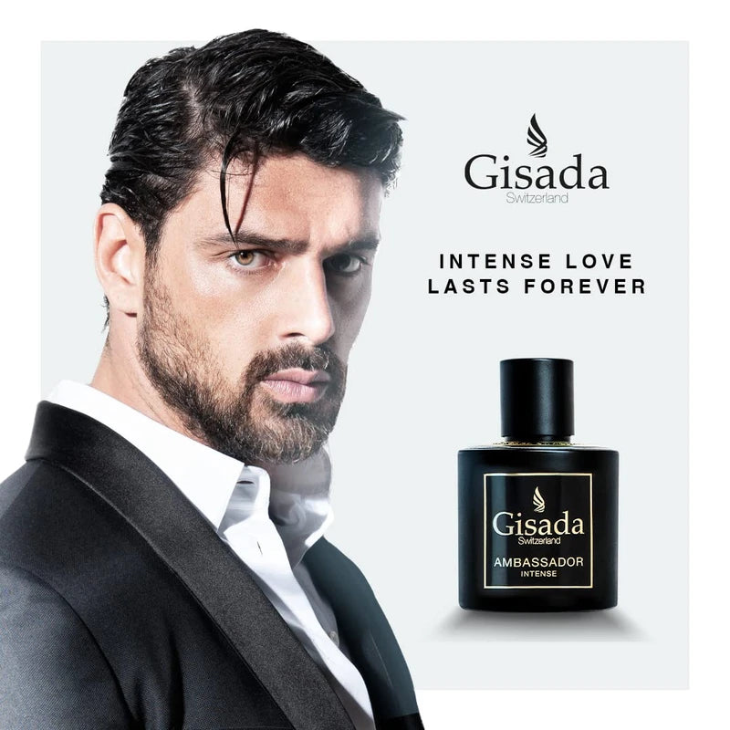 Gisada - Ambassador Intense | Shower Gel | for Men | Spicy, Vibrant, Fresh and Powerful Shower Gel