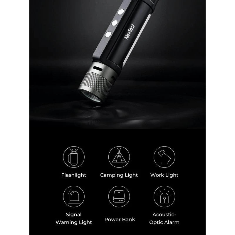 XCOOL Outdoor 6-in-1 1000lm Thunder Flashlight - Specification: Default