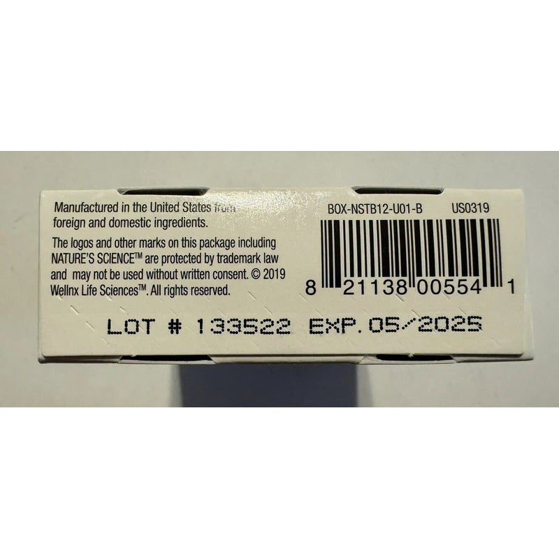 Nature's Science (Lot Of 2) Natures Science Test Booster, 12 Caplets Each, 24 Total Exp/05-2025