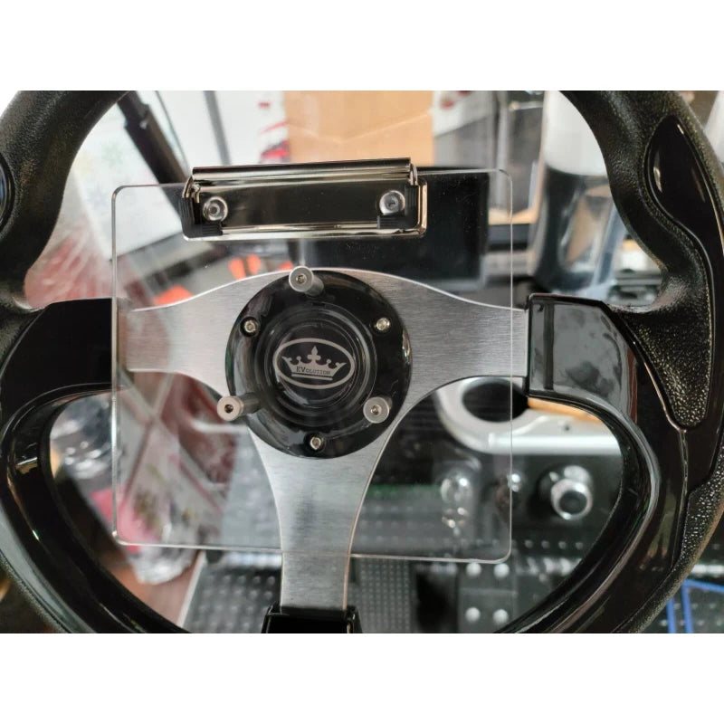 Apex Evolution Golf Cart Steering Wheel Score Card Holder