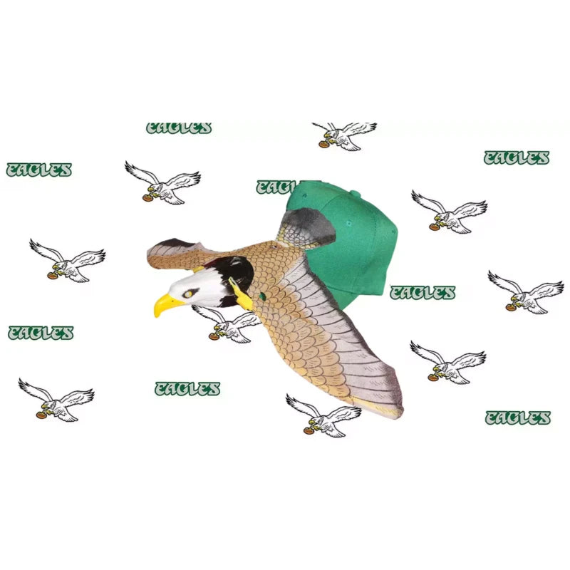 Philadelphia Eagles Cap Flapping Eagle Battery Operated (Distressed Hat Upgrade)