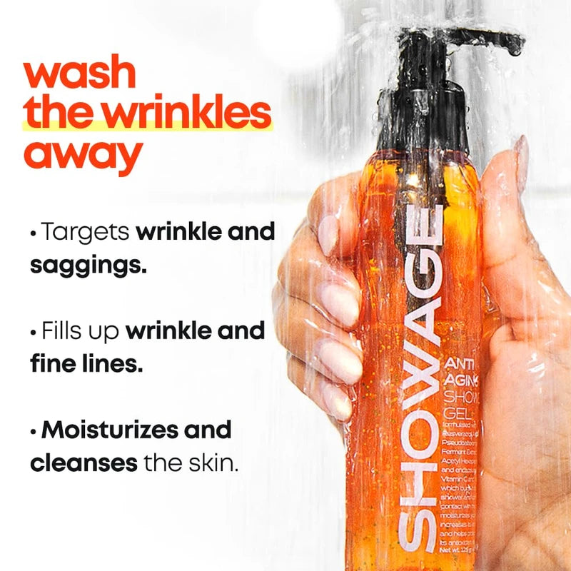 Showage Anti Aging Shower Gel, Moisturizing Body Cleanser, Cleansing and Firming Anti Aging Body Wash (1)