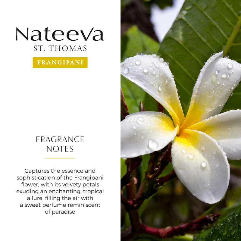 Nateeva St. Thomas Frangipani Flower EDP Perfume Spray - 100 ml (3.4 oz)