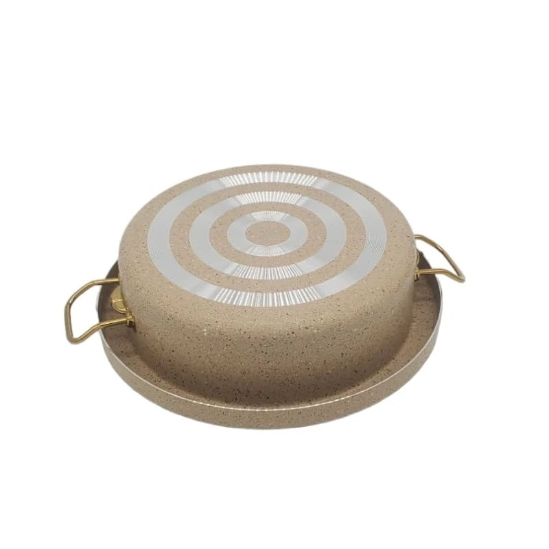 Maqluba (Makloubah) Aluminum Non-Stick Granit Coated Pot طنجرة المقلوبه