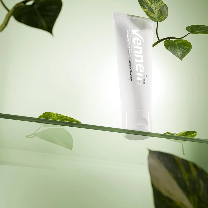 Venneir® Professional Toothpaste for Veneers, Implants, Bonding, Crowns & Natural Teeth —Effective Stain Removing, Natural, SLS Free, Pro Enamel Repair