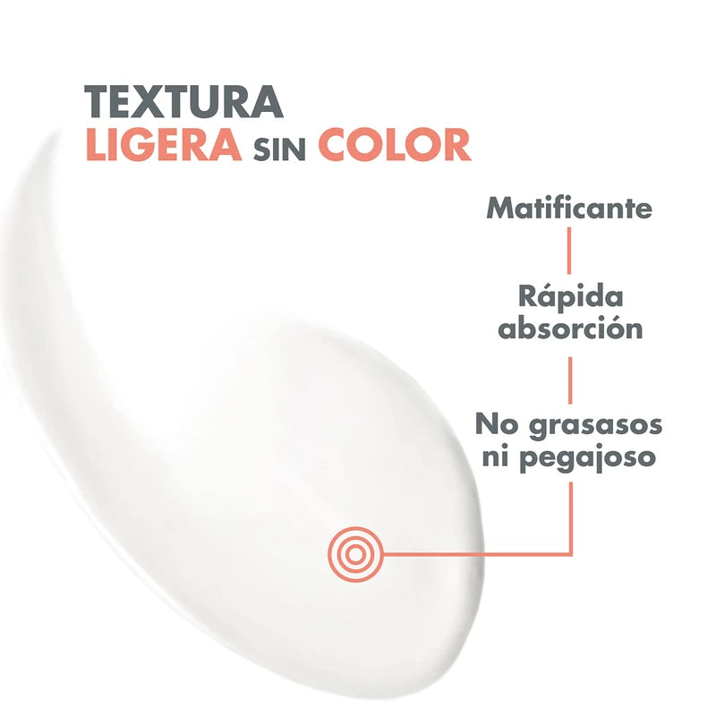 Avène Ultra Mat, Fluido Matificante, Protector Solar FPS 50+