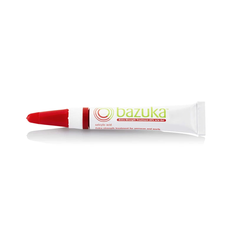 Bazuka Extra Strength Treatment Gel For Effective, Pain-Free Treatment and Removal of Verrucas and Warts. With Emery Board, 6g