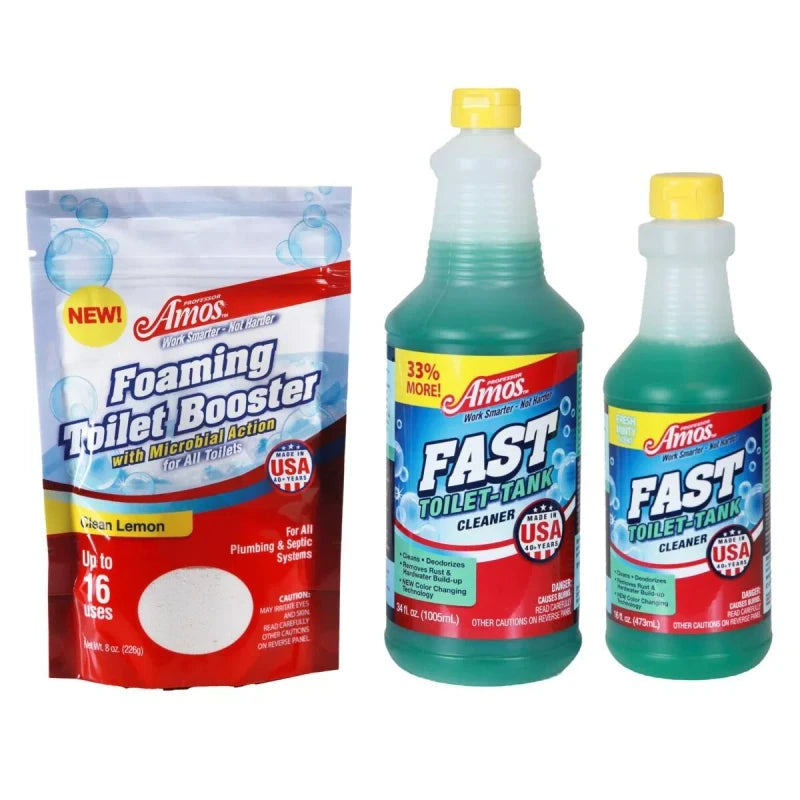 Professor Amos FAST Toilet &Tank 3-piece Cleaning Solution Kit