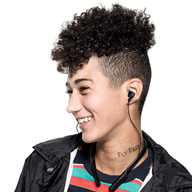 Skullcandy Method Bluetooth Wireless In-Ear Sport Earbud with Mic - Navy