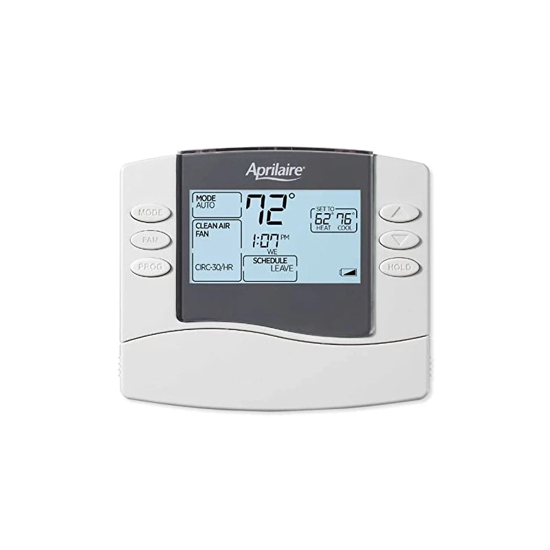 Aprilaire 8463 Thermostat, Programmable Dual Powered Thermostat - 1-Heat/1-Cool