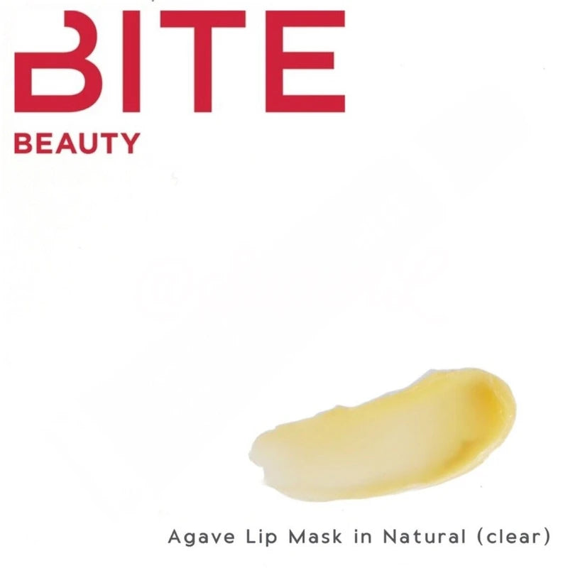 Bite Beauty Original Bite Beauty Agave Lip Mask Natural Clear Travel Size .18oz With Lanolin