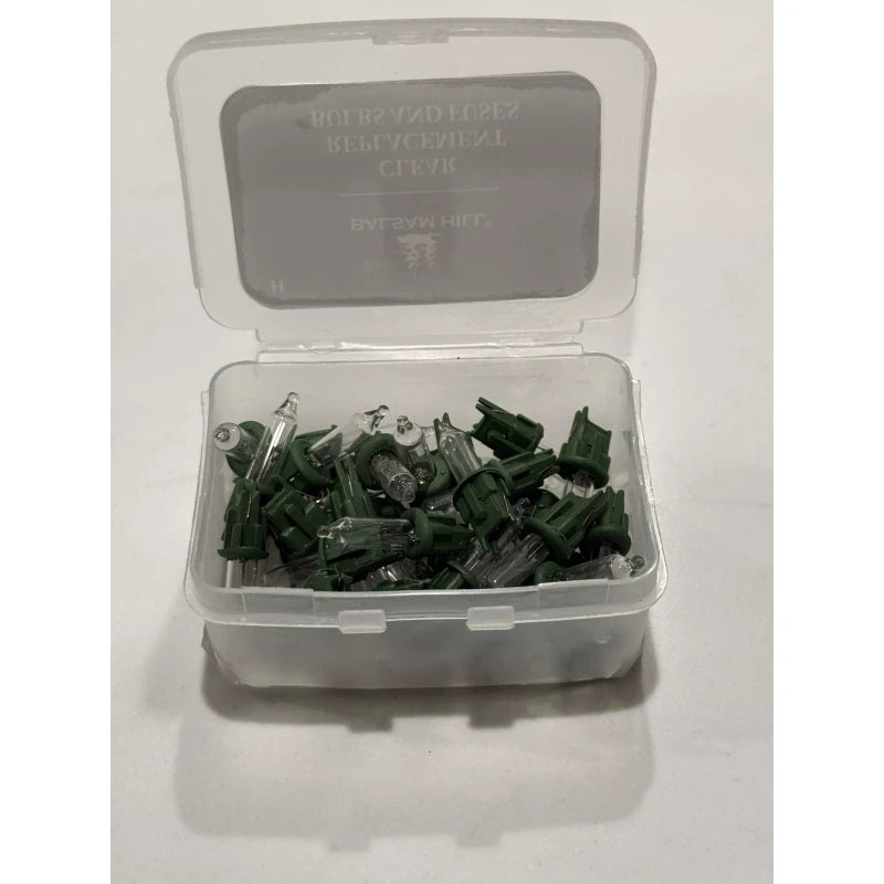 BALSAM HILL CLEAR Incandescent Bulbs (NOT LED) - 35 Count, no master, no fuses