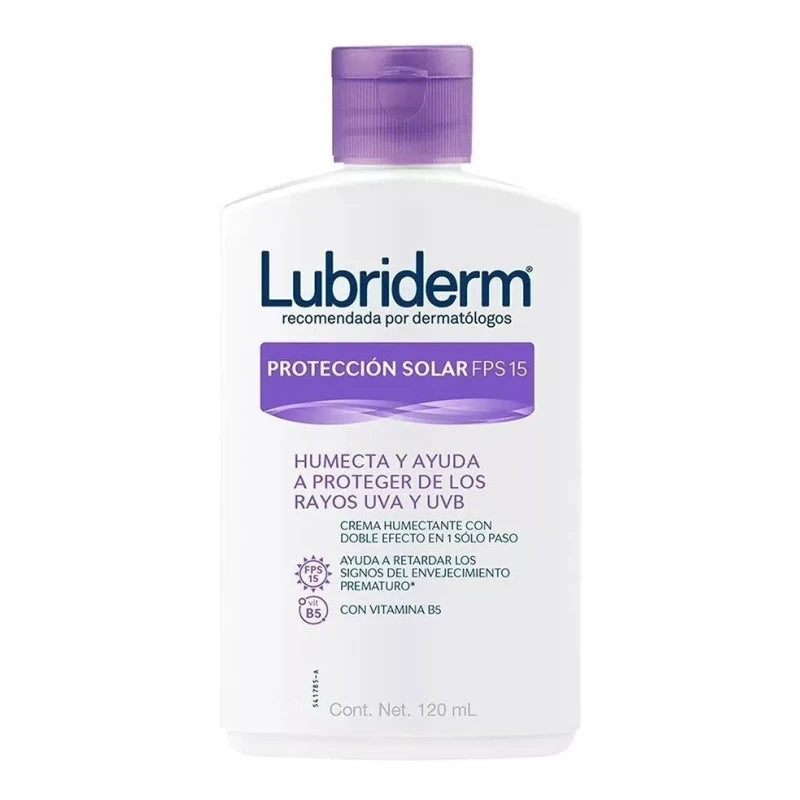 Lubriderm Crema protectora para cuerpo Lubriderm Corporal Crema Corporal Lubriderm® Protección Solar Uv 15 200 Ml en tubo de 120mL/200g