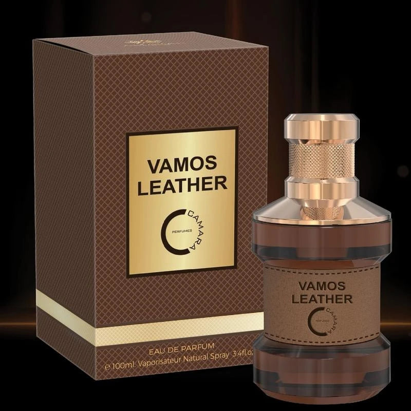 CAMARA Vamos Leather Eau De Parfum for Men - 100ml - Scent: Camara Vamos Crescent - Eau De Parfum 100ML
